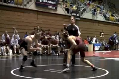 141lbs Mike Thorn Minnesota- vs. Casey Thome Army-