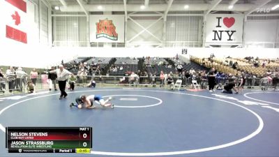 63 lbs Cons. Round 5 - Nelson Stevens, Club Not Listed vs Jason Strassburg, Revolution Elite Wrestling