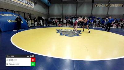 223 lbs Consi Of 8 #1 - Jayden Cobb, Crescent Valley (OR) vs Nate Richter, Green Valley (NV)