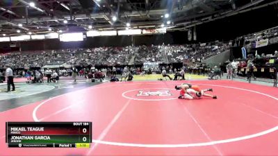 4A 98 lbs Quarterfinal - Jonathan Garcia, Jerome vs Mikael Teague, Minico