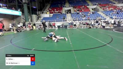 170 lbs Rnd Of 64 - Cael Miller, Illinois vs Muhyyee-ud-din Abdul-Rahman, Pennsylvania