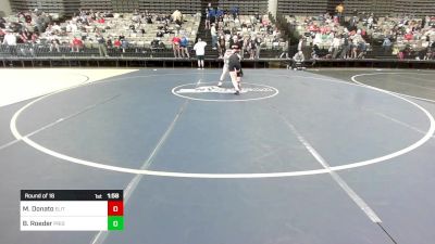 109 lbs Round Of 16 - Marlowe Donato, Elite NJ vs Brianna Roeder, Pride WC