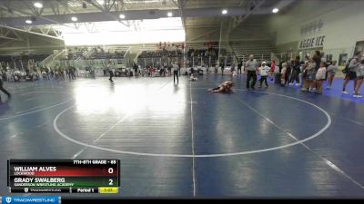 85 lbs Round 1 - William Alves, Lockwood vs Grady Swalberg, Sanderson Wrestling Academy