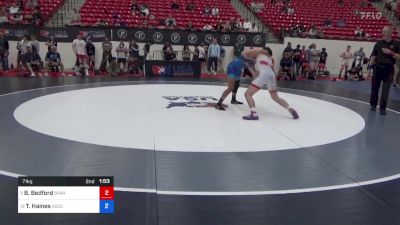 71 kg Rnd Of 16 - Brodie Bedford, Spartan Mat Club vs Tre Haines, Ascend Wrestling Academy