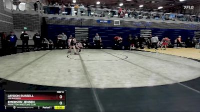 130 lbs Round 2 - Emerson Jensen, Middleton Wrestling Club vs Jaydon Russell, 208 Badgers