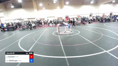 70 kg Cons 64 #2 - Jude Swisher, Pennsylvania RTC vs Jadon Skellenger, Team Idaho Wrestling Club