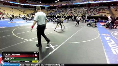 144 Class 3 lbs Semifinal - Rome Tate, Whitfield vs Caleb Caldwell, Willard