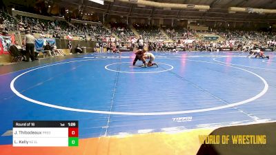 110 lbs Round Of 16 - Justin Carson Thibodeaux, Predator Wrestling vs Liam Kelly, Nebraska Elite