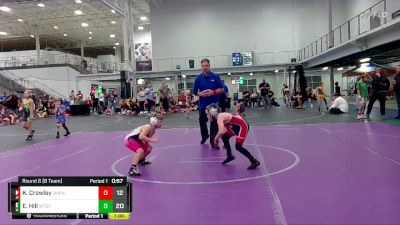 68 lbs Round 6 (8 Team) - Kaiden Crowley, Journeymen vs Elijah Hill, Whitted Trained Dynasty