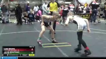 75 lbs Round 3 (4 Team) - Jacob Brautigam, Barn Kids vs Luke Brown, Team Good. Real Good.