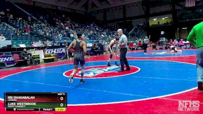 7A-113 lbs Champ. Round 1 - Sri Dhanabalan, Lambert vs Luke Westbrook, North Gwinnett