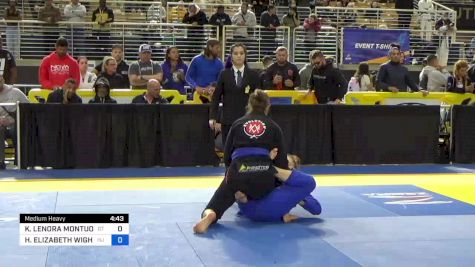 KRISTINA LENORA MONTUORI vs HANNAH ELIZABETH WIGHT 2024 Pan Jiu Jitsu IBJJF Championship