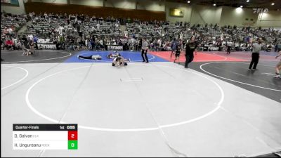 98 lbs Quarterfinal - Mercer Hamilton, Mat Demon WC vs Nicholas Klaich, Nevada Elite WC