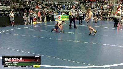 112 lbs Semifinal - Eastyn Scott, The Best Wrestler vs Oliver Pittmann, Siouxland Wrestling Academy