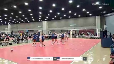Wisconsin ice 14 purple vs Rvc14 national - 2022 JVA World Challenge presented by Nike - Expo Only