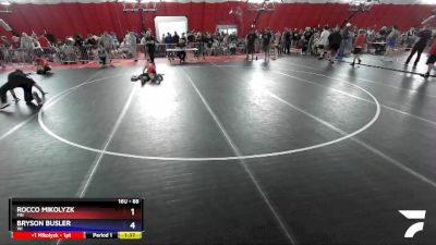 88 lbs Quarterfinal - Rocco Mikolyzk, MN vs Bryson Busler, WI