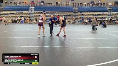 126 lbs Semifinal - Bryan Santangelo, Mount Saint Joseph vs Sean Garretson, Archbishop Spalding