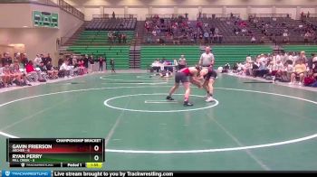 126 lbs Quarterfinals (8 Team) - Gavin Frierson, Archer vs Ryan Perry, Mill Creek