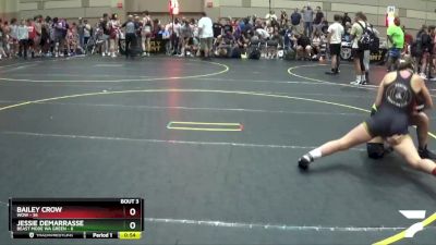 138 lbs Round 1 (10 Team) - Bailey Crow, WOW vs Jessie DeMarrasse, Beast Mode WA Green