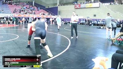 157 lbs Semis (4 Team) - Nick Carbone, Ashland vs Owen Zablocki, Indianapolis