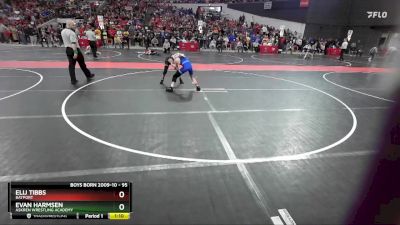 95 lbs Champ. Round 2 - Evan Harmsen, Askren Wrestling Academy vs Elij Tibbs, Bayport