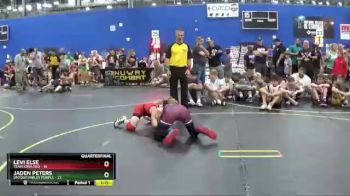 117 lbs Quarterfinals (8 Team) - Jaden Peters, Untouchables Purple vs Levi Else, Team Iowa Red