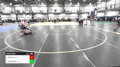 118A lbs Semifinal - Leo Pezone, Malvern Prep vs Jack Bergmann, Scorpions