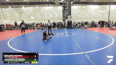 138 lbs Cons. Round 4 - Benjamin Spagnoli, NOVA Wrestling Club vs Chandler Stevenson, Heavy Hitting Hammers Wrestlin