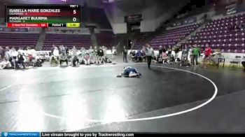 W-117 lbs Quarters & 1st Wb (16 Team) - Isabella Marie Gonzales, California vs Margaret Buurma, Michigan