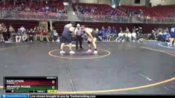 285 lbs Round 6 (8 Team) - Brandon Moore, Kearney vs Kazz Hyson, Fairbury