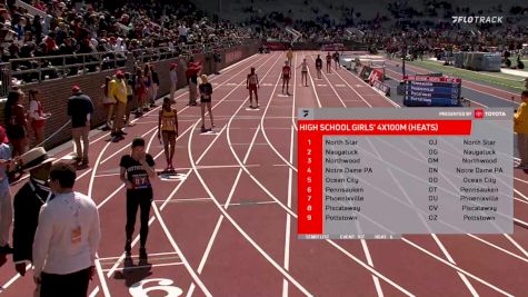 High School Girls' 4x100m Relay, Prelims 35