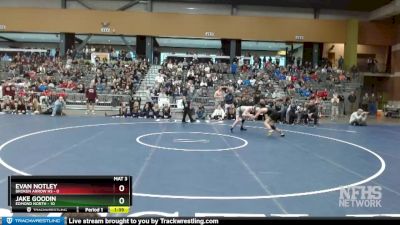 106 lbs Semifinals (8 Team) - Jake Goodin, Edmond North vs Evan Notley, Broken Arrow Hs