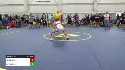 C-120 lbs Round Of 32 - Brady Bowers, PA vs Aiden Meeks, WV