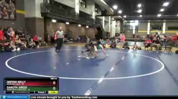 136 lbs Round 3 (3 Team) - Aniyah Kelly, Missouri Gold vs Dakota Gress, Nebraska Vipers Red