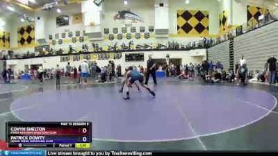 106 lbs Quarterfinal - Covyn Shelton, Perry Meridian Wrestling Club vs Patrick Dowty, Indian Creek Wrestling Club