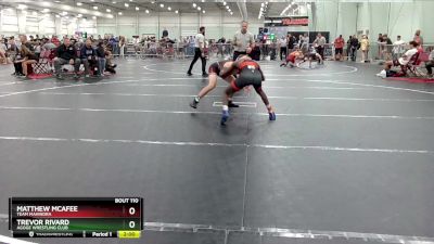 138 lbs Champ. Round 2 - Matthew McAfee, Team Mahindra vs Trevor Rivard, Agoge Wrestling Club