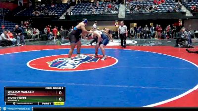 6A-285 lbs Cons. Round 3 - River Creel, Brunswick vs William Walker, Newnan