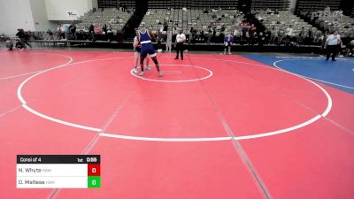 222-H lbs Consi Of 4 - Nicholas Whyte, Hammer Wrestling Club vs Dominic Maltese, Hammer