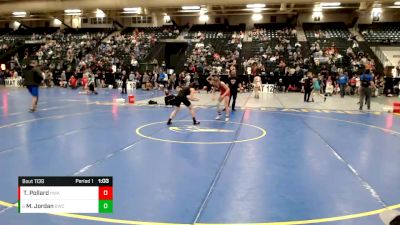 93-110 lbs Semifinal - Marie Jordan, Bennett Wrestling Club vs Tiearra Pollard, Nebraska Wrestling Academy