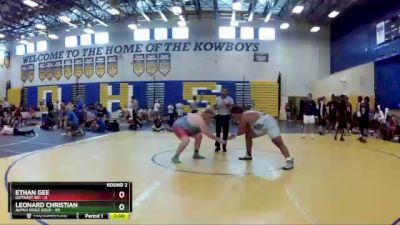 285 lbs Round 2 (8 Team) - Leonard Christian, Alpha Dogz Gold vs Ethan Gee, OutKast WC