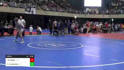 285 lbs Round Of 16 - Brody Sager, Forked River, NJ vs Clay Lawrence, Whiteford, MD