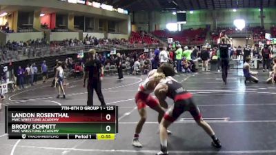 125 lbs 1st Place Match - Landon Rosenthal, MWC Wrestling Academy vs Brody Schmitt, MWC Wrestling Academy