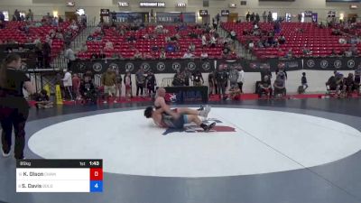 85 kg Cons 4 - Kyler Olson, Champions Wrestling Club vs Satoshi Davis, Gold Rush Wrestling