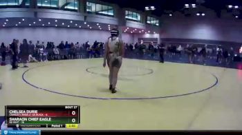 145 lbs Placement (16 Team) - Chelsea Durie, Charlie`s Angels- GA Black vs Sharaon Chief Eagle, SD Heat