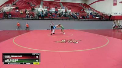 150 lbs Semifinal - Luke Dockins, Northwest Eaton vs Diego Fernandez, Grapevine