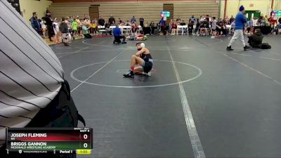 76 lbs Quarterfinal - Joseph Fleming, NA vs Briggs Gannon, McDonald Wrestling Academy