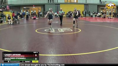 130 lbs Quarterfinal - Cassidy Hipskind, Columbia (White Salmon) (Girls) vs Namuondo O`Donnell, Hillsboro