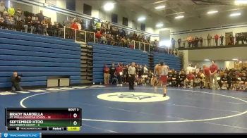 132 lbs Quarterfinals (8 Team) - September Htoo, Oglethorpe County vs Brady Nardella, Mt. Pisgah Christian School