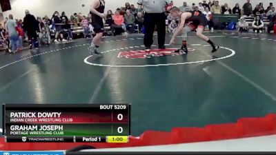 102 lbs Champ. Round 2 - Patrick Dowty, Indian Creek Wrestling Club vs Graham Joseph, Portage Wrestling Club