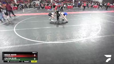 120 lbs Semifinal - Colton Klug, Mollitium Wrestling Club vs Brock Wood, Glenwood City